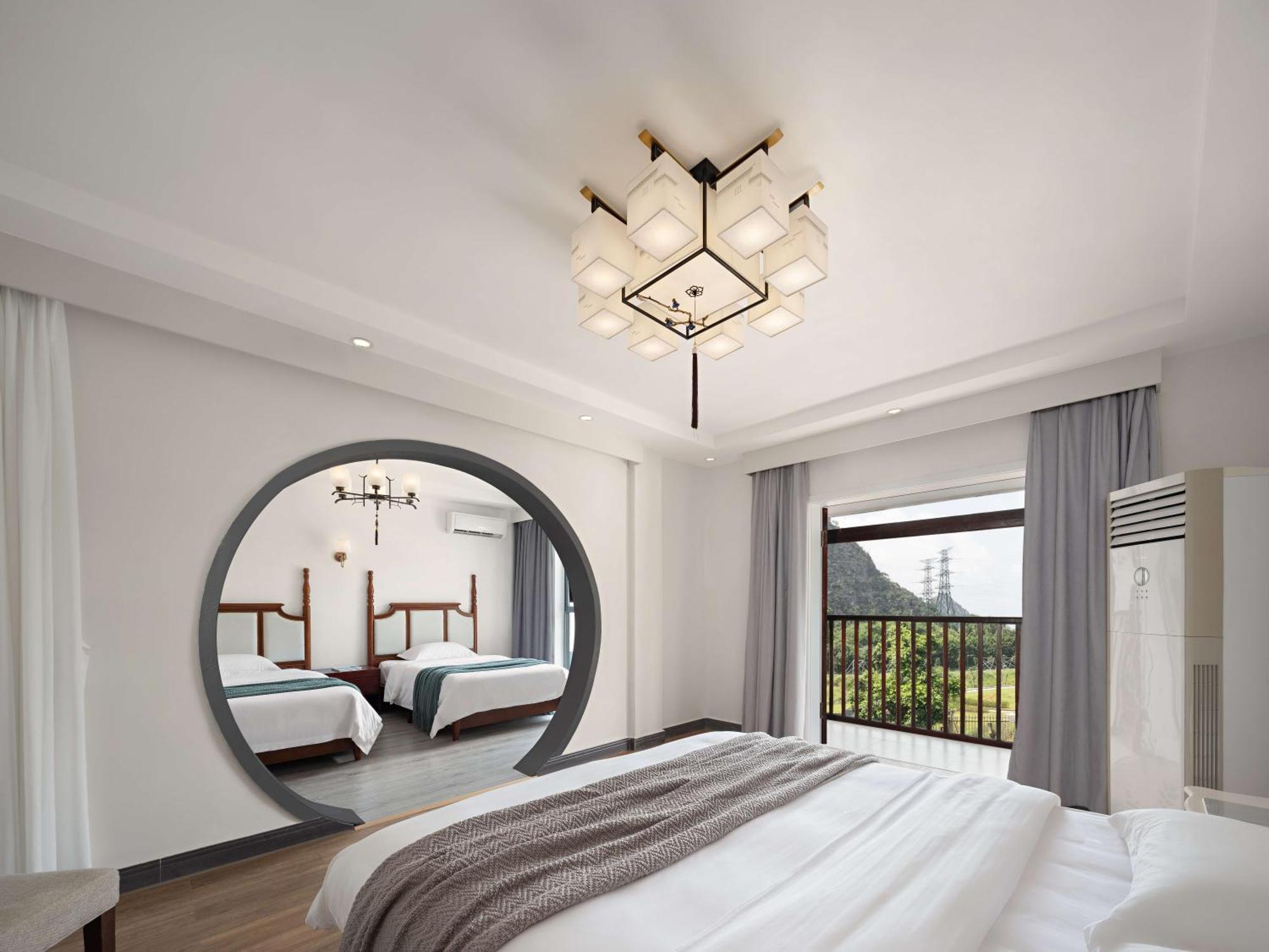 Serene Vale Inn Guilin-Free One Way Pick Up Service To High-Speed Railway Station For 2 Nights Buitenkant foto